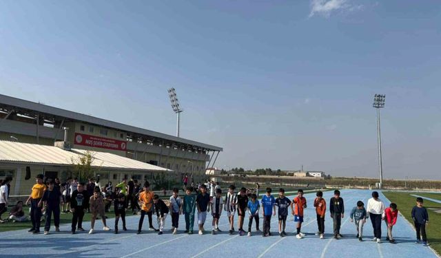 Muş'ta geleceğin milli atletleri yetiştiriliyor