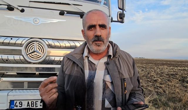 Muş'ta tır sürücüsü kaza raporuna itiraz etti