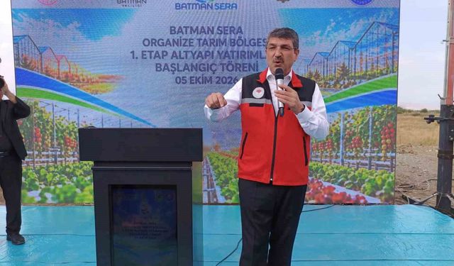 Nasıroğlu: ''Batman'ın tarım ve ihracat kapasitesini büyüteceğiz'