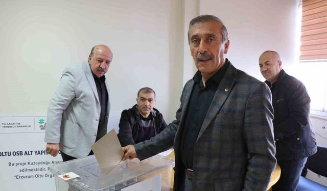 Oltu'da Ticaret ve Sanayi Odası seçimlerini Baki Karaca kazandı