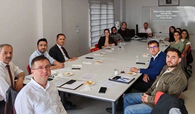 Simav'da sosyal hizmetler için iş birliği toplantısı