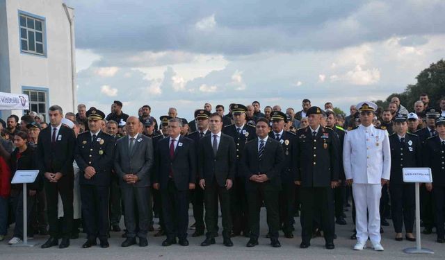 Sinop'ta gazi polis memuru Numan Şen için tören düzenlendi