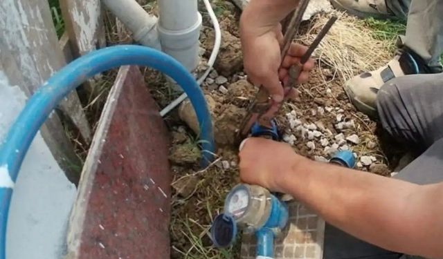 Sinop'ta kaçak su kullananlara ceza