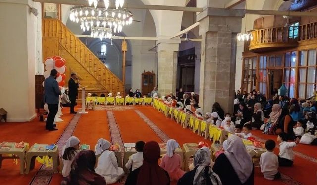 Sinop'ta miniklerin Kur'an-ı Kerim heyecanı
