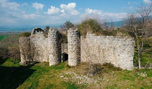 Tarihi Anacık Kalesi zamana direniyor