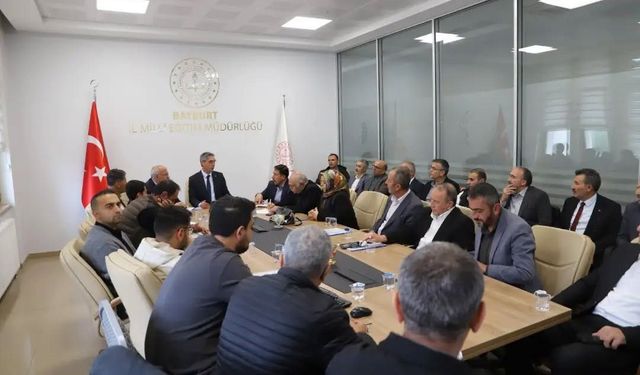 Taşımalı eğitimle ilgili çalışmalar toplantıda görüşüldü