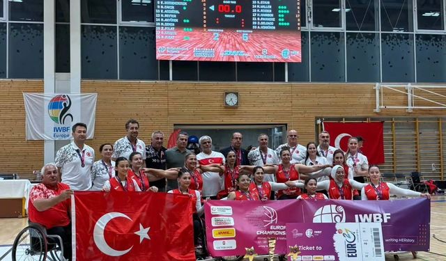 Tekerlekli sandalye basketbolunda Avrupa şampiyonluğu