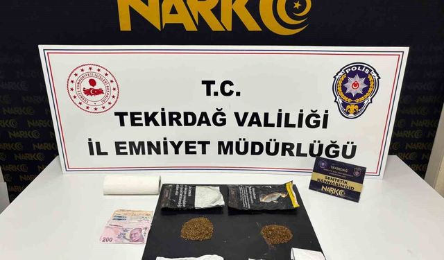 Tekirdağ'da uyuşturucu operasyonları: 45 şüpheli tutuklandı