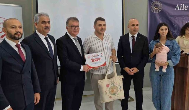 Tekirdağ'da yeni doğan bebek sahibi ailelere 48 bin lira destek