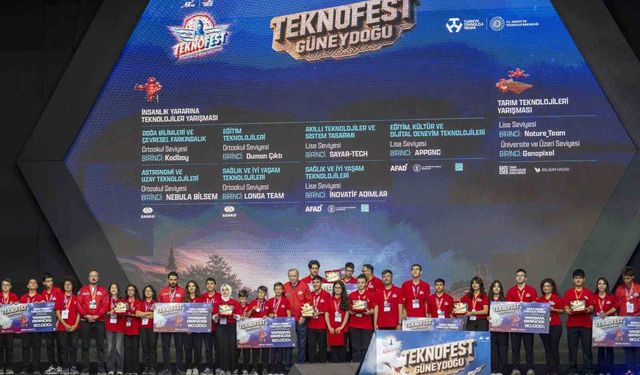 Teknofest Güneydoğu ödül töreni