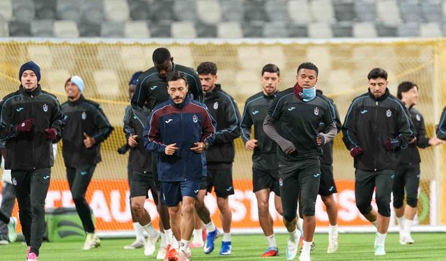 Trabzonspor'da KuPS maçı hazırlıkları tamamlandı