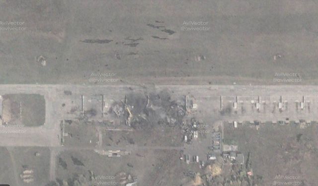 Ukrayna: 'Voronezh'deki hava üssünde 6 Rus Su-34M askeri uçağı imha edildi'