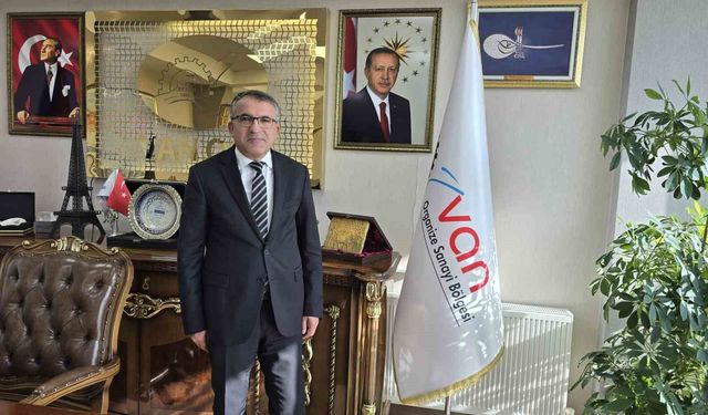 Van OSB Başkanı Memet Aslan: 'Güvenli kentler inşa etmeliyiz'