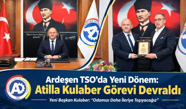 Ardeşen TSO’da Devir Teslim: Yeni Yönetim Göreve Başladı