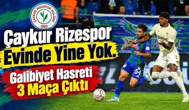 Atmaca Evinde Yine Yok! 3 maçta 0 puan