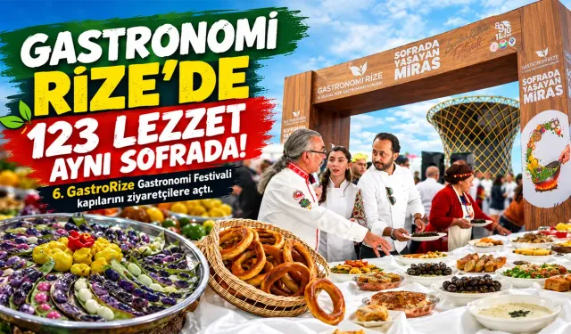 6. GastroRize Gastronomi Festivali kapılarını ziyaretçilere açtı