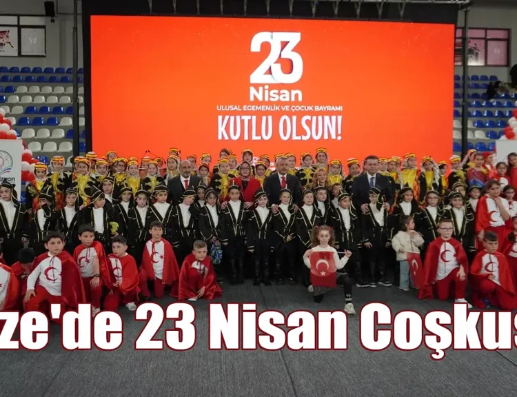 Rize'de 23 Nisan Coşkuyla Kutlandı