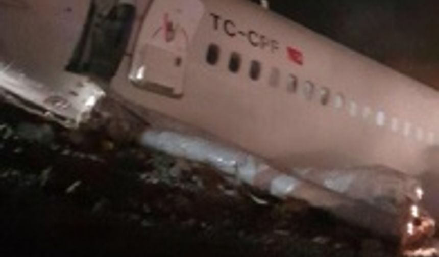 Trabzon'da uçak kazası