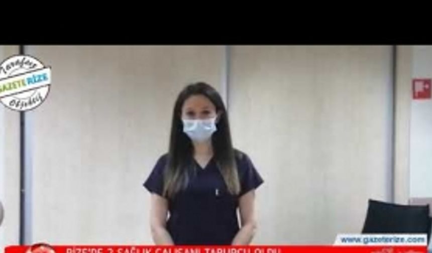 Rize'de sağlık çalışanları taburcu oldu