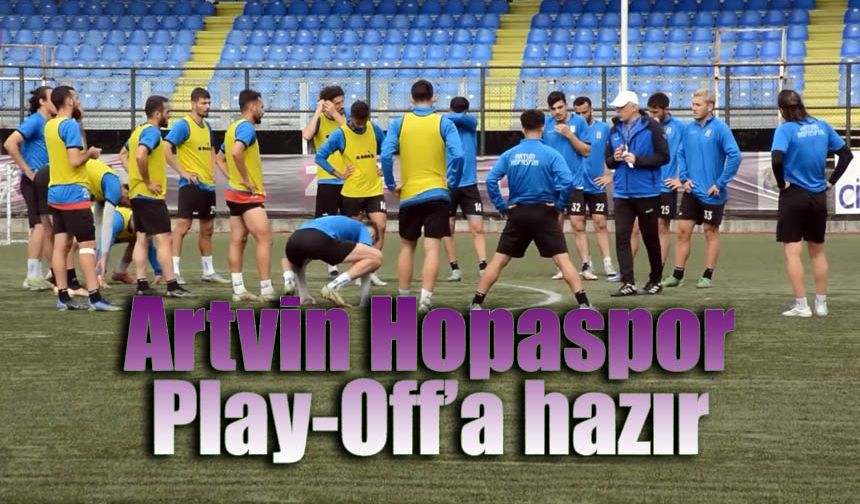Artvin Hopaspor Play-Off 1. tur maçına çıkıyor