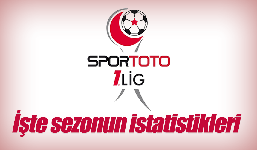 Spor Toto 1. Lig’de sezonun istatistikleri belli oldu