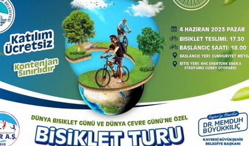 Dünya Bisiklet Günü Kayseri'de de kutlanacak