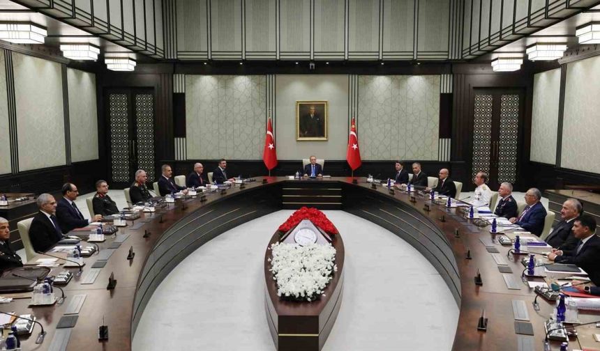 Milli Güvenlik Kurulu, (MGK) Cumhurbaşkanı Recep Tayyip Erdoğan başkanlığında Beştepe’de toplandı.