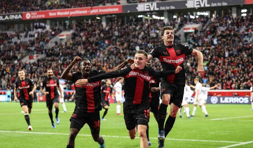 Bayer Leverkusen, namağlup yoluna devam ediyor
