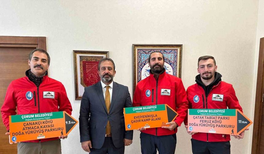 Çorum Belediyesi’nin ’Doğayla Buluşuyoruz’ projesinde sona gelindi