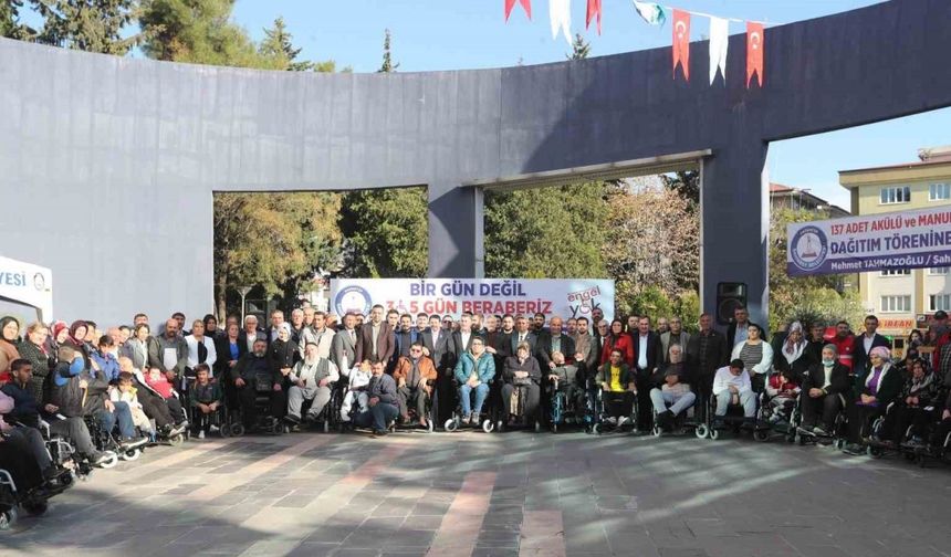 Şahinbey’den 3 bin 712 engelli vatandaşa akülü ve manuel tekerlekli sandalye