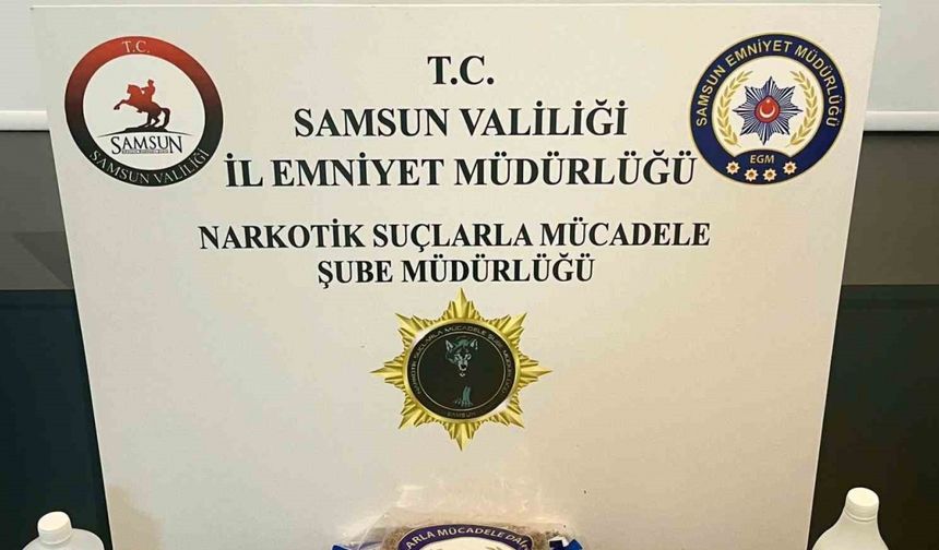 Samsun’da uyuşturucu operasyonu: 2 gözaltı