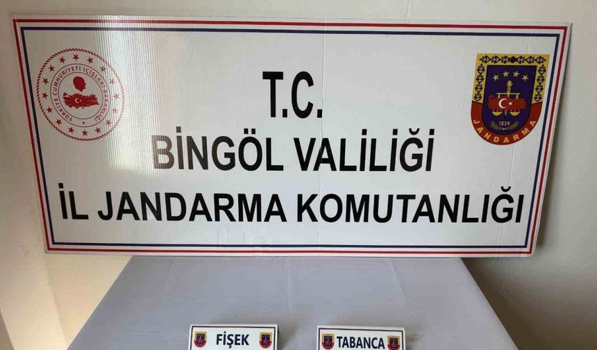 Bingöl’de ruhsatsız silah ve uyuşturucu madde ele geçirildi