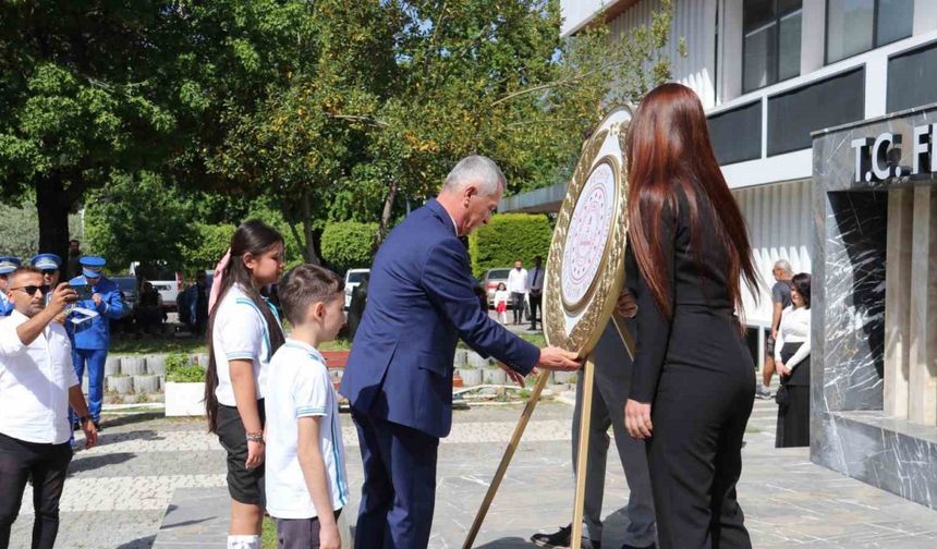 Fethiye’de 23 Nisan kutlamaları törenle başladı