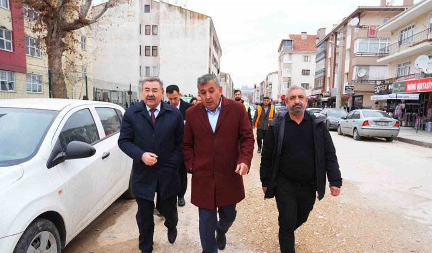 ASKİ ve Gölbaşı Belediyesi’nden Cemal Gürsel Caddesi’nde altyapı seferberliği
