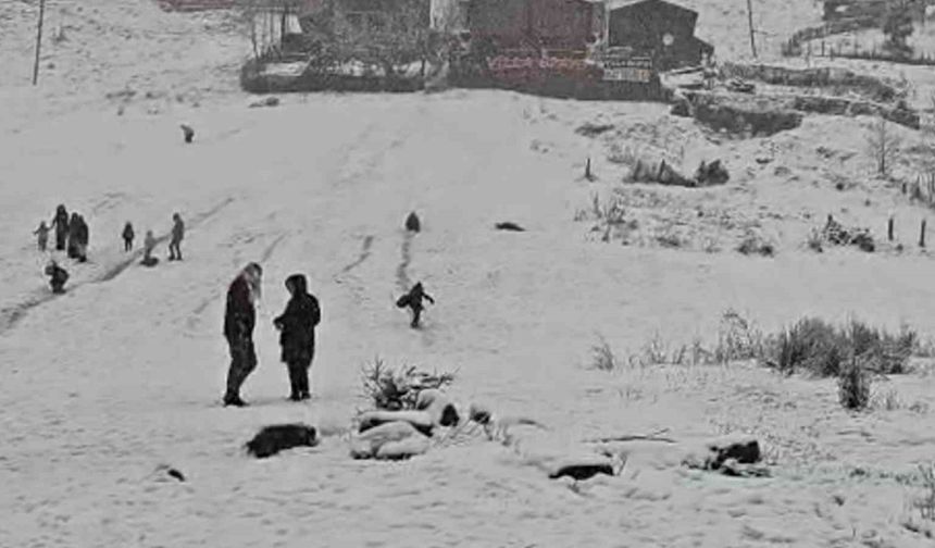 Dünyaca ünlü turizm merkezi Ayder Yaylası beyaza büründü