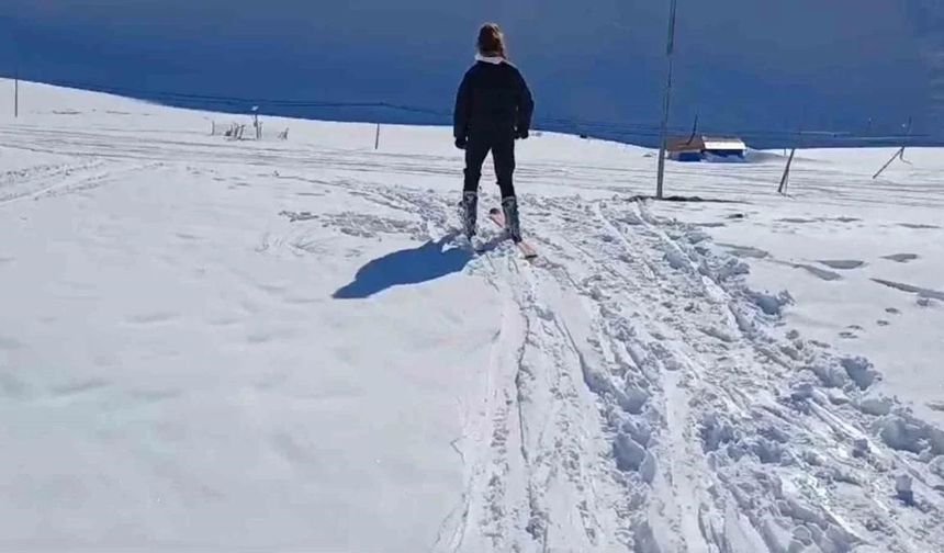 Giresun’da Eğribel Kayak Merkezi faaliyete başladı