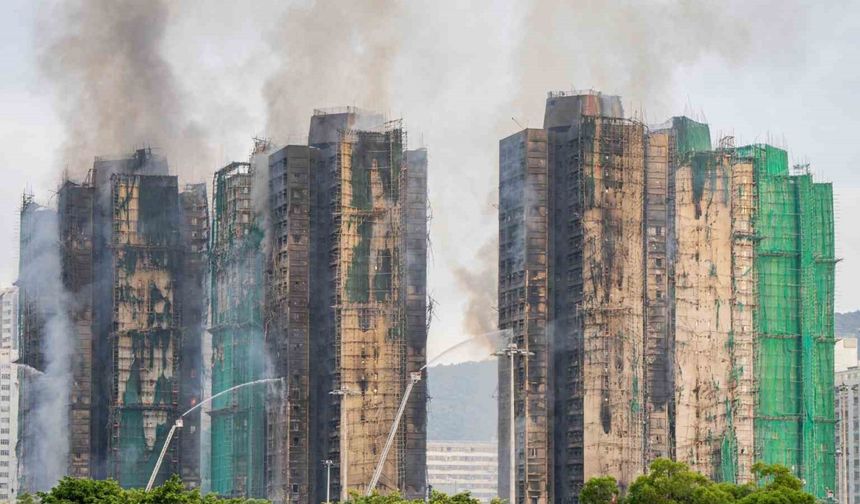 Hong Kong’daki gökdelen yangınında can kaybı 159’a yükseldi