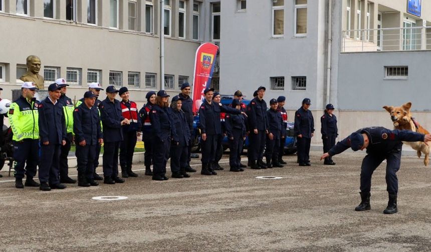 Sinop’ta jandarma özel misafirlerini ağırladı