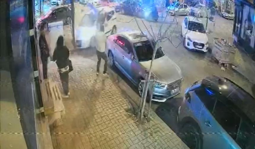 Tekirdağ’da feci kaza kamerada