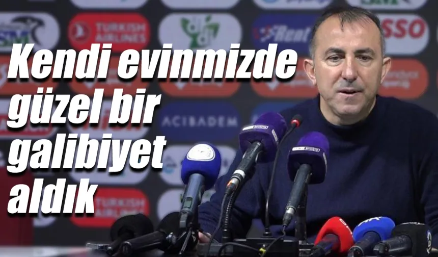 Recep Uçar: "İç sahada 3-0 gibi net skorla güzel galibiyet aldık"