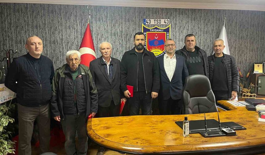 Abdullah Ak, Tavşanlı Şoförler Odası başkanlık görevini devraldı
