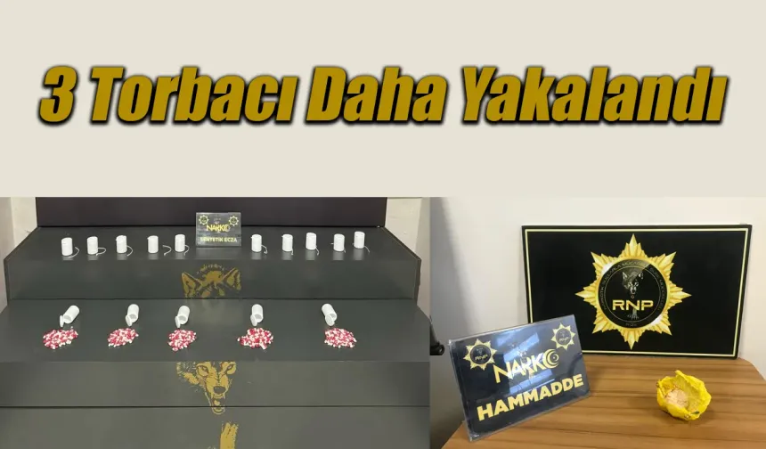 Rize'de zehir taciri 3 torbacı daha yakalandı