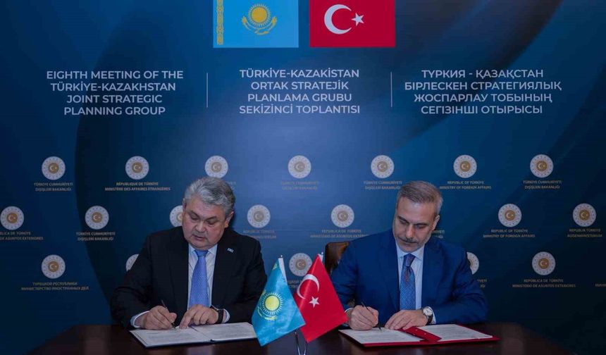 Türkiye ile Kazakistan Dışişleri Bakanlıkları arasında '2026-2027 İşbirliği Planı' imzalandı
