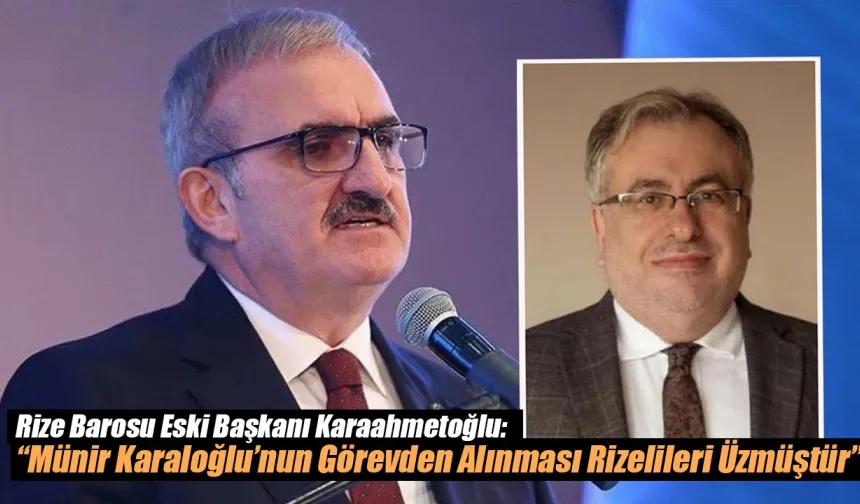 Karaahmetoğlu: "Karaloğlu’nun Görevden Alınmasına Üzüldük"