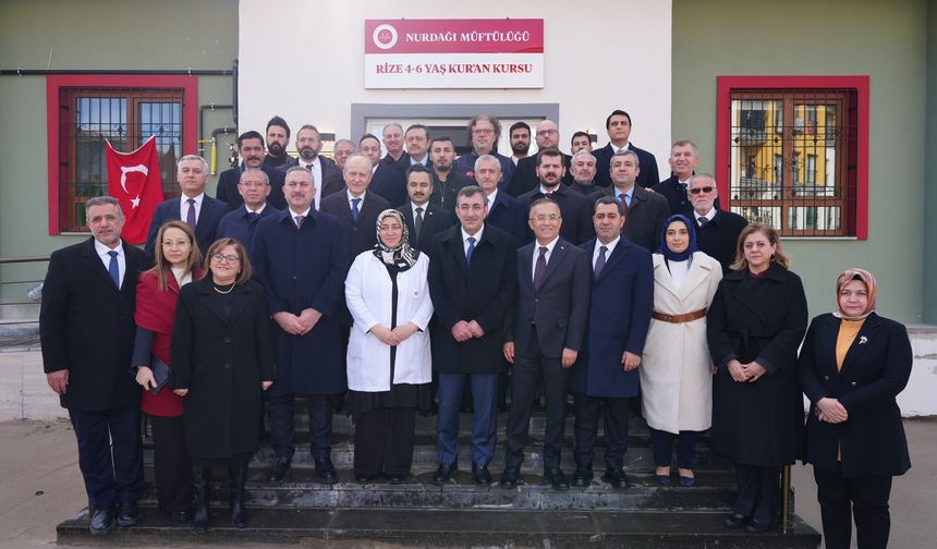 Gaziantep'teki Rize Kur’an Kursu’na ziyaret