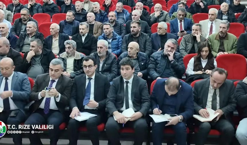 Rize'de 9. Muhtarlar Buluşması yapıldı