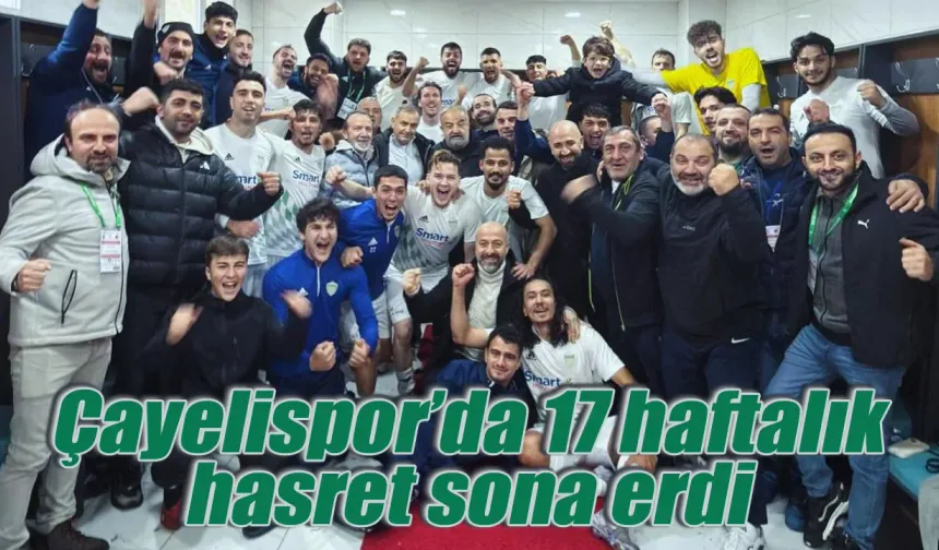 Çayelispor Düzce Cam Düzcespor