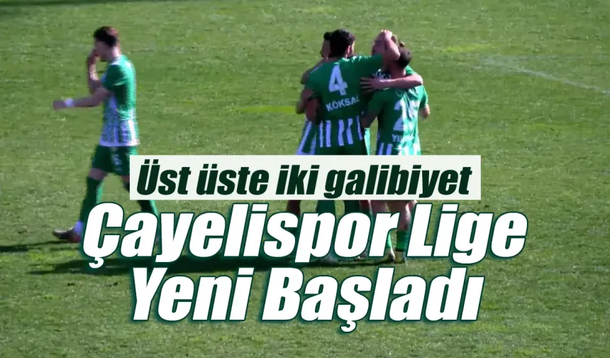 Çayelispor Zonguldak deplasmanından 3 puanla dönüyor