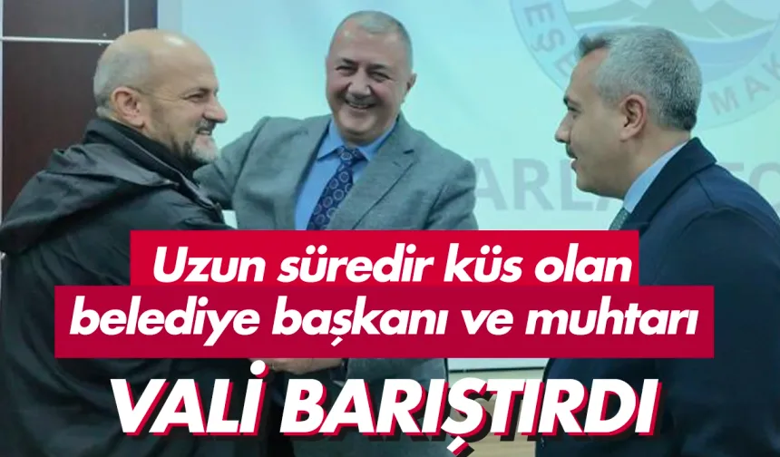 Ardeşen’de Küslük Sona Erdi: Başkan Atagün ile Muhtar Kaptan Barıştı