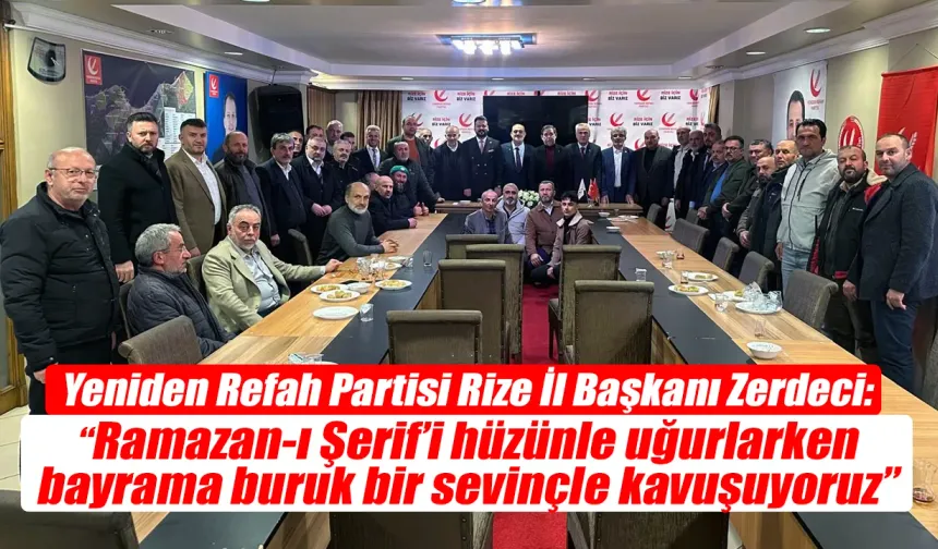 Zerdeci: "Bayramı buruk bir sevinçle kutluyoruz"